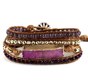 Wrap Bracelets-Purple