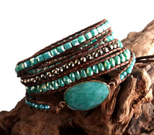 Load image into Gallery viewer, Wrap Bracelets-Turquoise