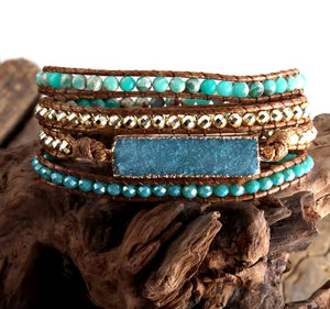 Wrap Bracelets-Turquoise