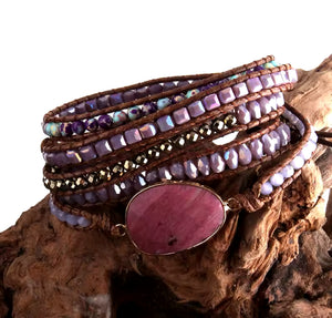 Wrap Bracelets-Purple