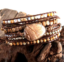 Load image into Gallery viewer, Wrap Bracelets-Brown/Black/Gray