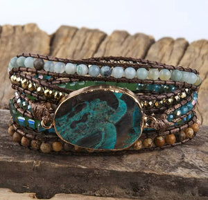 Wrap Bracelets-Turquoise