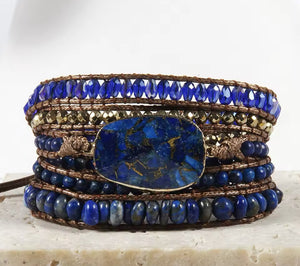 Wrap Bracelets-Blue