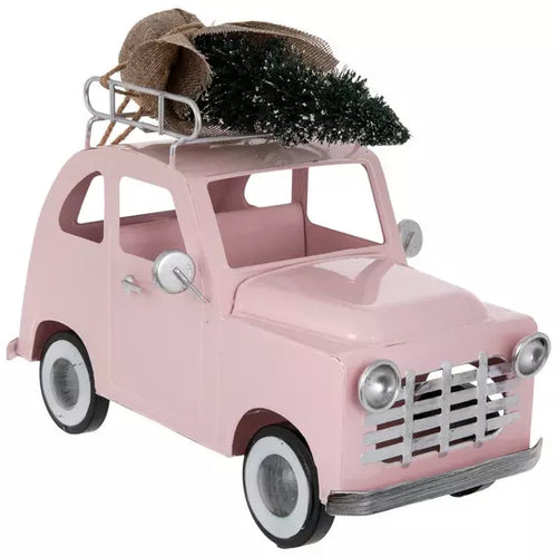 Pink Vintage Car