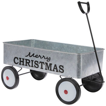 Metal Christmas Wagon