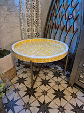 Load image into Gallery viewer, Yellow Bone Inlay Coffee Table