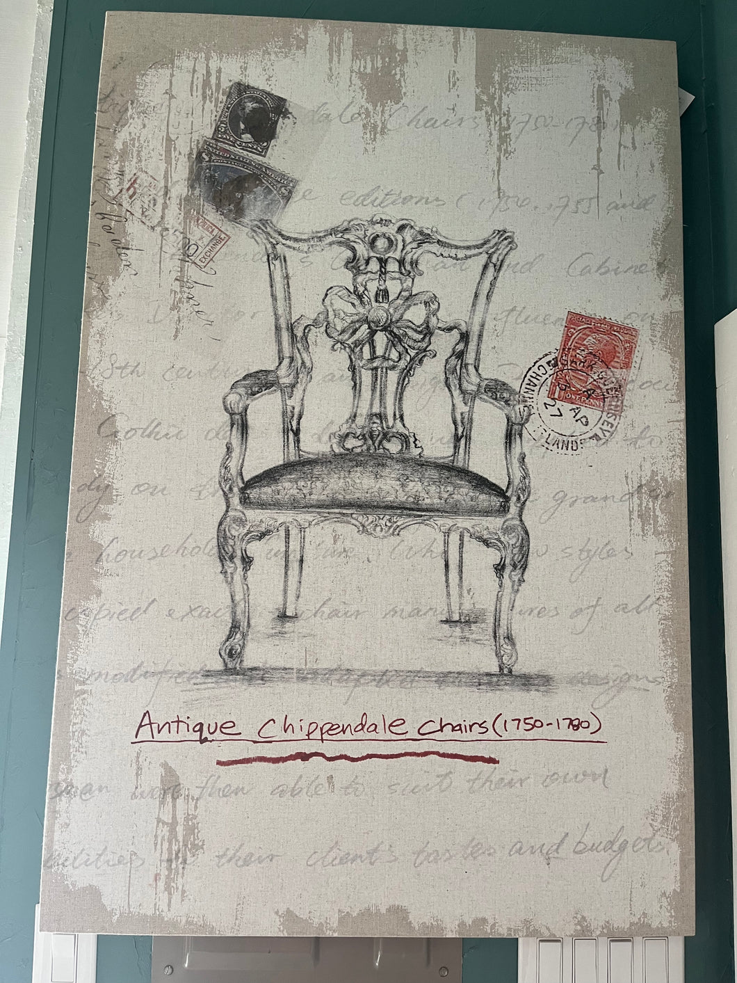 Chippendale Chair Wall Art