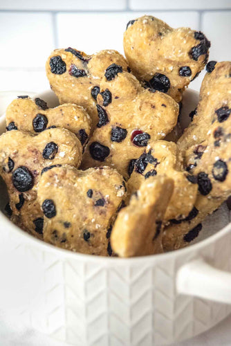 Blueberry Cobbler Dog Treats