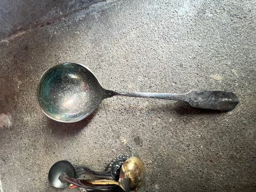 Large Silver Ladle