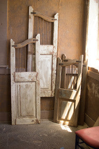 Repurposed Wood & Iron Saloon Doors