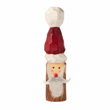 Load image into Gallery viewer, Carved Wood Santa Sitters