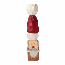 Load image into Gallery viewer, Carved Wood Santa Sitters