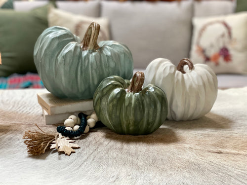 Resin Pumpkins