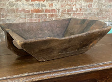 Load image into Gallery viewer, Antique Wooden Trencher Bowl