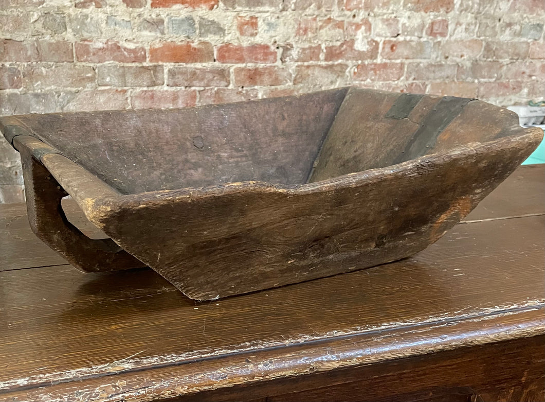 Antique Wooden Trencher Bowl