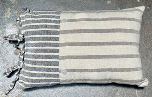 Farmhouse Stripe Kidney Pillow