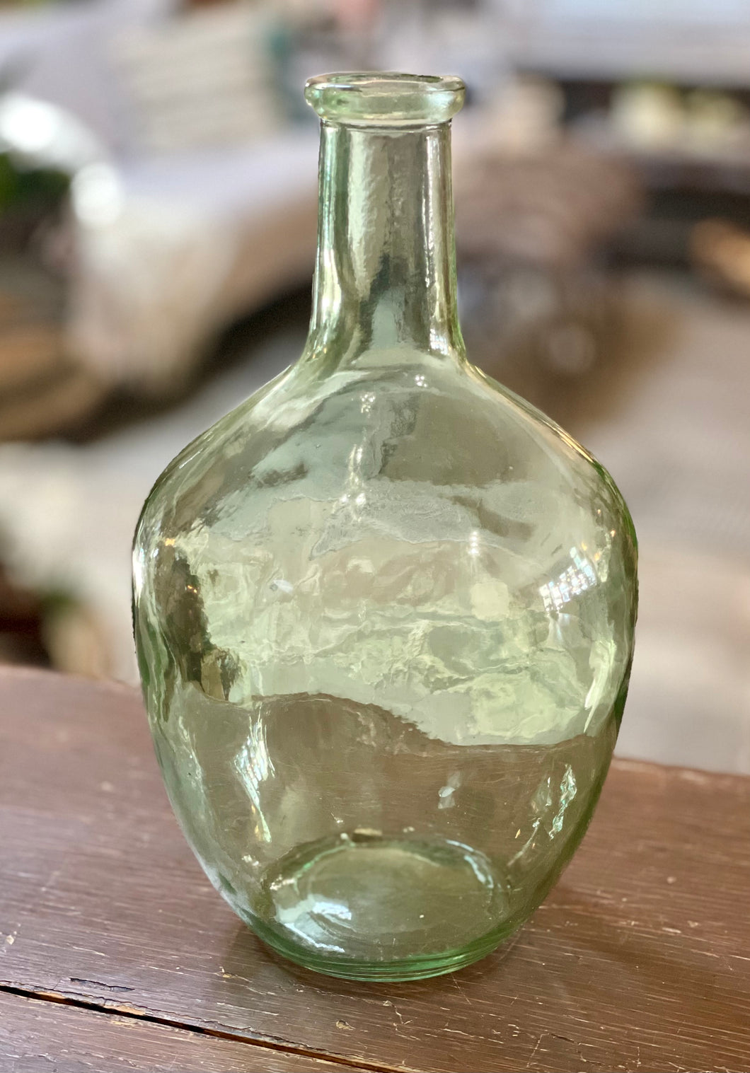 Glass Vase w/ Lip