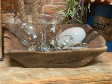 Load image into Gallery viewer, Antique Wooden Trencher Bowl