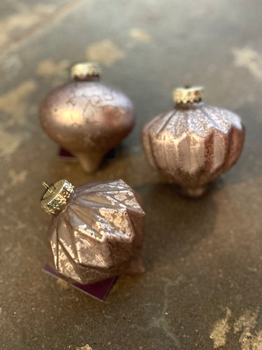 Light Purple Mercury Glass Ornament