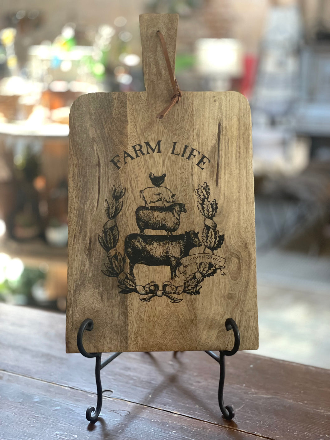 “Farm Life” Printed Bread Board