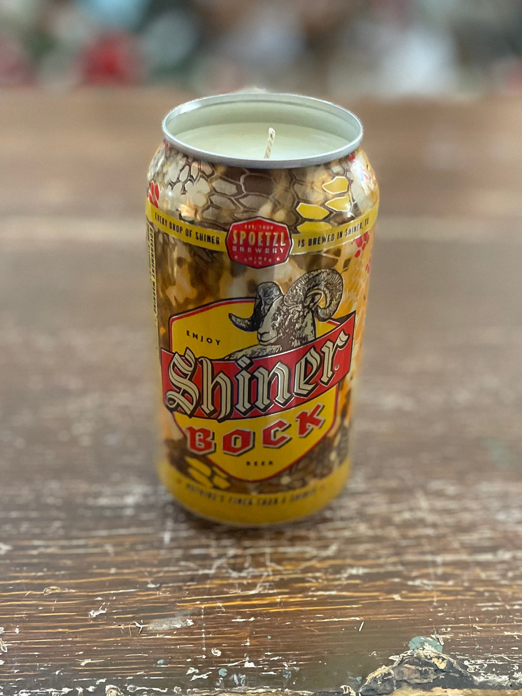 Shiner Candle-Tobacco & Carmel