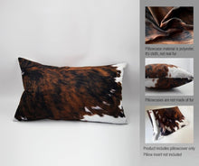 Load image into Gallery viewer, Faux cowhide Kidney Pillow Cover