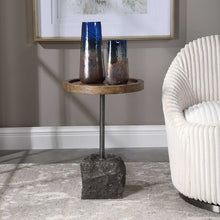 Load image into Gallery viewer, Stone Base Accent Table