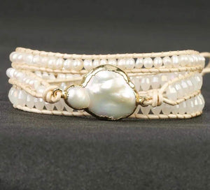 Wrap Bracelets-Pearl