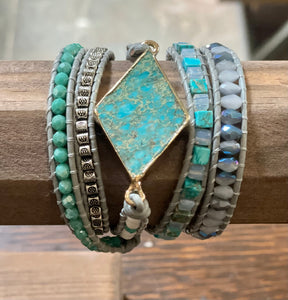 Wrap Bracelets-Turquoise