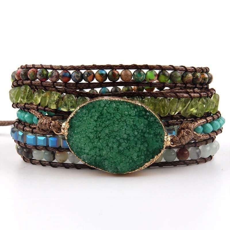 Wrap Bracelets-Green
