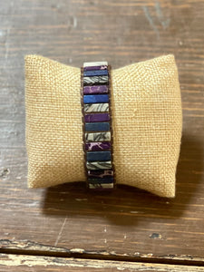 Stone Leather Bracelets-Multi