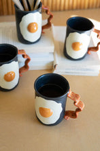 Load image into Gallery viewer, Set of 4 Bacon &amp; Egg Mugs