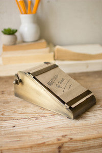 Desktop Antique Brass Note Roller