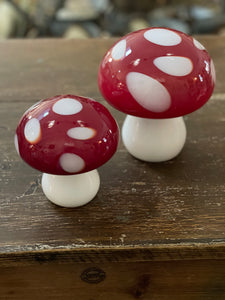 Blown Glass Toadstool