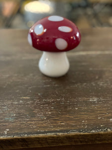 Blown Glass Toadstool