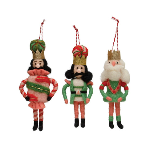 Felt Nutcracker Ornaments