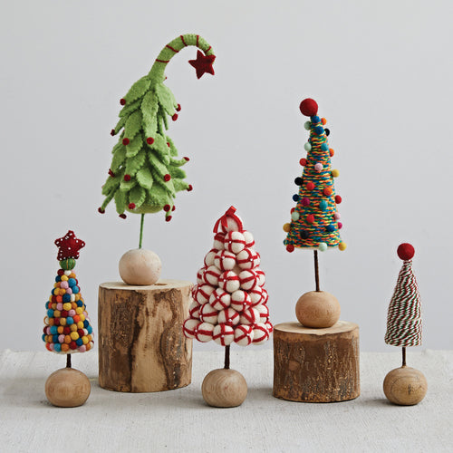 Whimsical Felt Christmas Tree