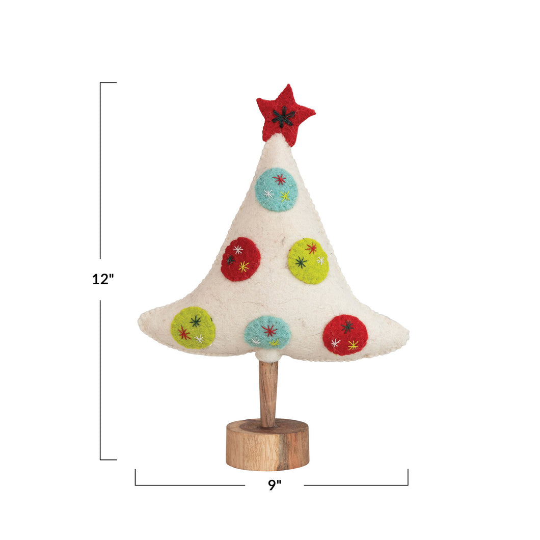 Sweet Felt Christmas Trees
