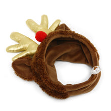 Load image into Gallery viewer, Dog Rudolph Hat