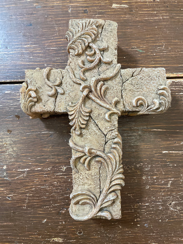 Resin Vine Cross