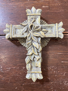 Resin Olive Leaf Cross