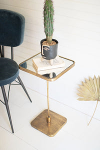 Accent Cocktail Table with Mirror Top