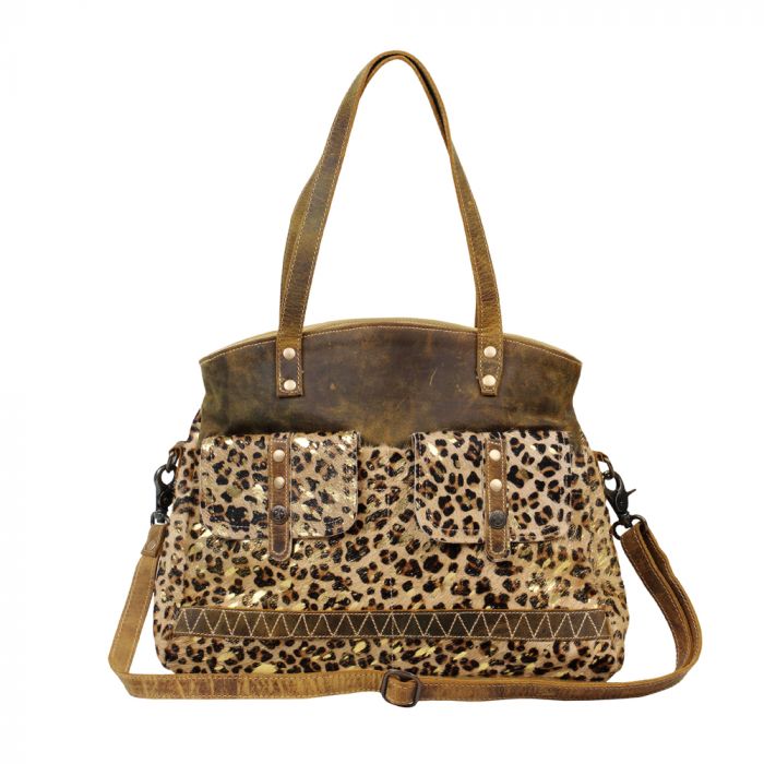 Wild In Woods Leather & Hair on Hide Bag