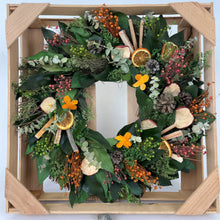 Load image into Gallery viewer, Country Citrus Dried Wreath