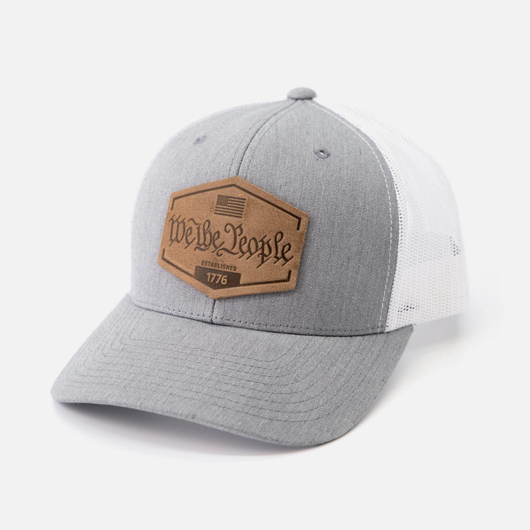 We The People Hat- Light Gray