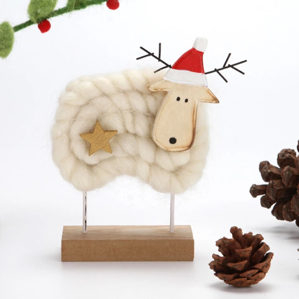 Wood & Wool Figurines