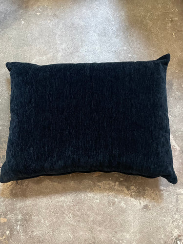 Navy Velvet Kidney Pillow