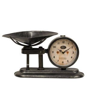 Antique Scale with Clock