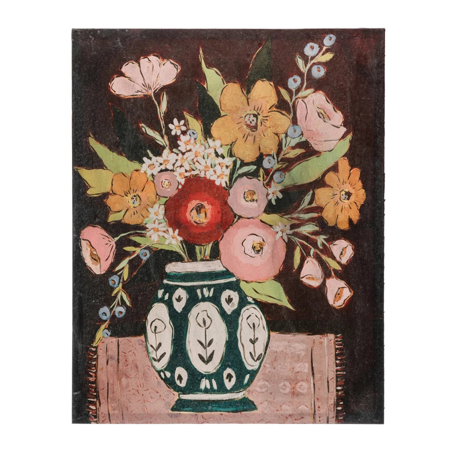 Flowers in Vase Painting Print
