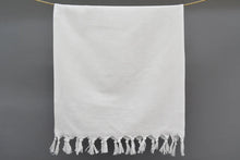 Load image into Gallery viewer, Turkish Hand Towel- White